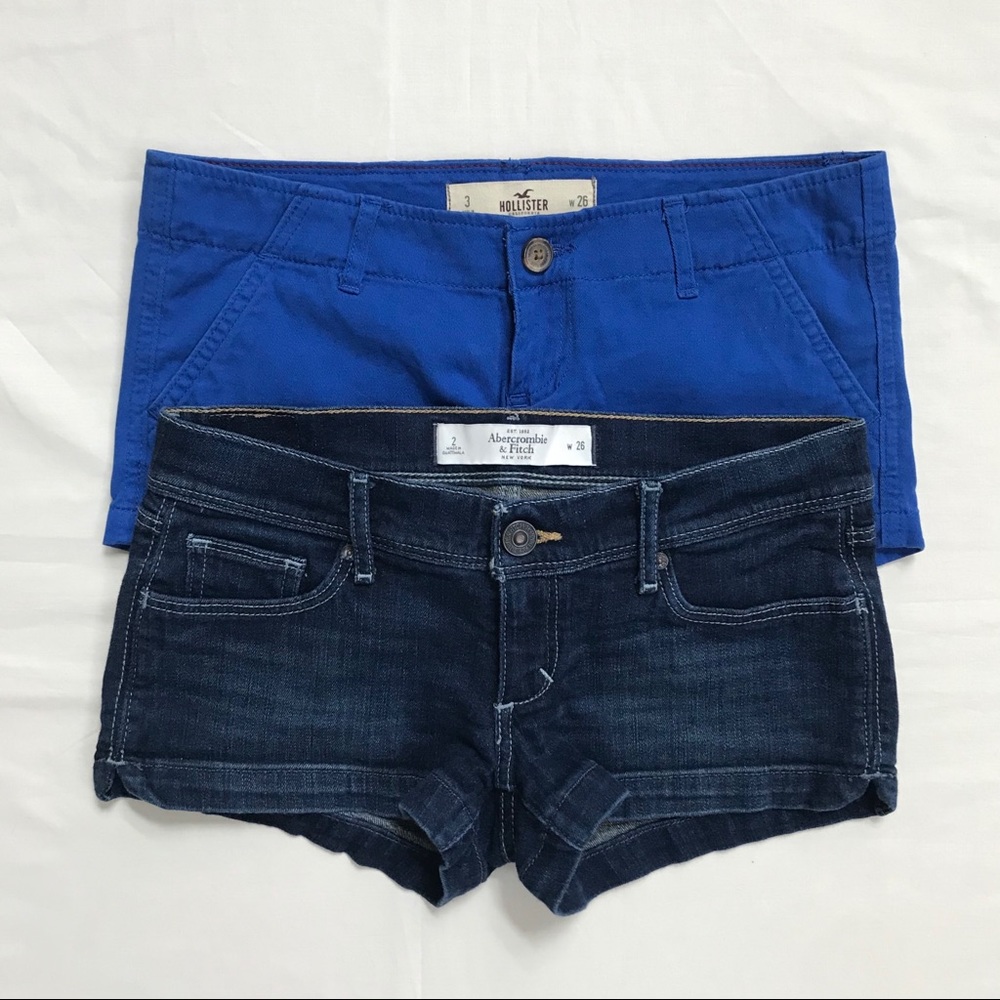 A&F & Hollister Low Rise Shorts Bundle